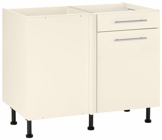 Wiho Küchen Eckunterschrank »Ela« mit Metallgriffen