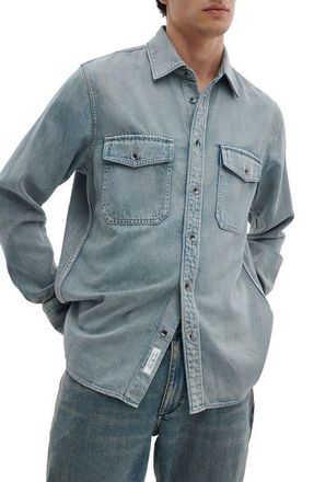 Rag & Bone Infuse Denim Button-Up Shirt in Saltaire at Nordstrom, Size Medium