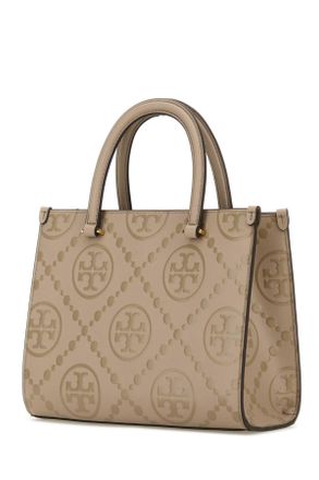 Tory Burch Monogram Tote Bag - Beige