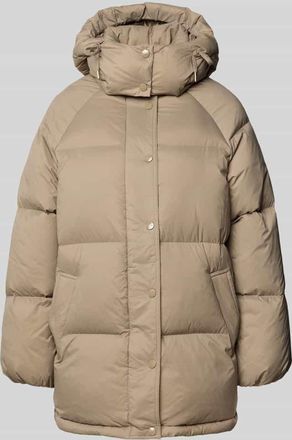 GANT Steppjacke mit Kapuze und Eingrifftaschen in Camel, Größe XXL