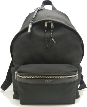Saint Laurent Black Nylon Backpack (Pre-Owned)