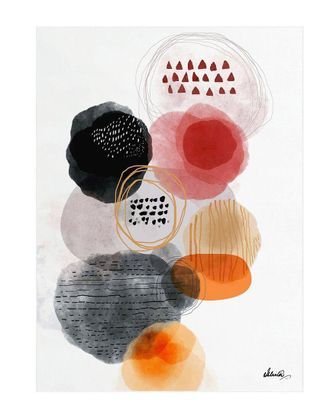 Empire Art Direct Forest Sunset Washable Geometric Art Area Rug