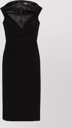 Solace London v-neck midi dress