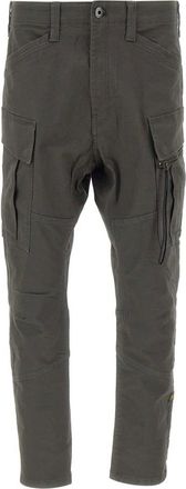 G-Star Slim-fit Trousers, male, Gray, W32 L32, Zip pkt3d cargo Trousers
