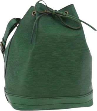 Louis Vuitton Pre-owned Vintage Bucket Bag - Dames - Vintage Tas - Groen - ONE Size - Leer - Vintage