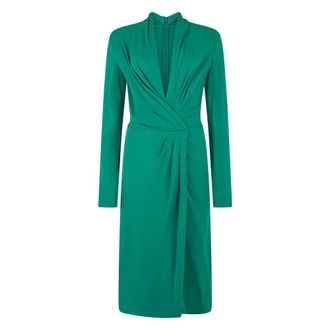 Alberta Ferretti Lange Jurk - Dames - Casual kleedjes - Groen - M - Kleedjes