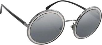 Chanel Pre-owned Accessories, female, Black, Size: ONE SIZE Pre-owned Vintage Sunglasses