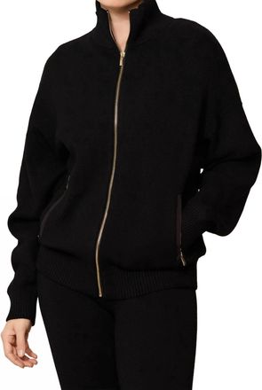 Lune Active Olly Bomber Jacket In Black