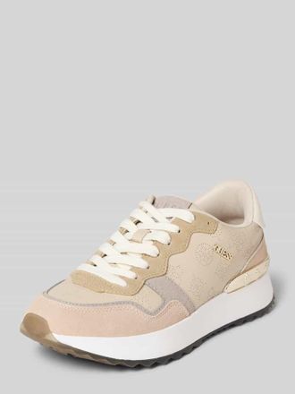 Guess Sneaker mit Logo-Applikation Modell Vinsa in Sand, Gr&ouml;&szlig;e 36