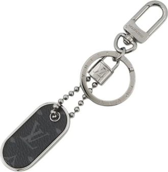 Louis Vuitton Pre-owned Accessories, male, Gray, Size: ONE SIZE Pre-owned Keyring