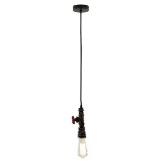 Netlighting AMARCORD Slim Industrial Pendant Ceiling Light Rust 12x18.6cm in Brown | Size: 12x18.6 cm