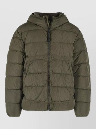 C.P. Company chrome r hooded quilted down jacket