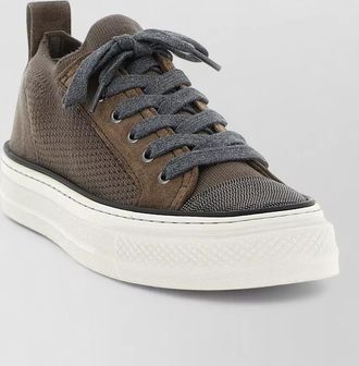 Brunello Cucinelli knit low-top sneakers
