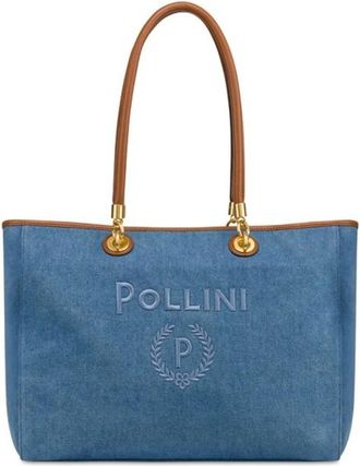 Pollini Shopping Capri - Dames - Shoppers - Blauw - ONE Size - Denim - Tassen