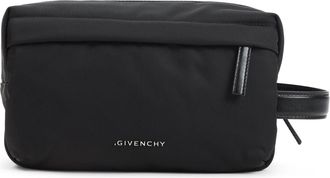 Givenchy Black Polyamide Wash Bag-Uomo