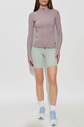 On Training Sweatshirt With Zip Fastening, Womens, Purple