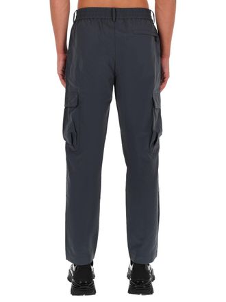 Versace Jeans Couture Technical Polyester Cargo Pants - Gray