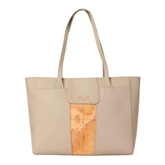 Alviero Martini 1A Classe Shopper - female - Alviero Martini 1a Classe - Shopping Bags - Beige - ONE SIZE - Bags