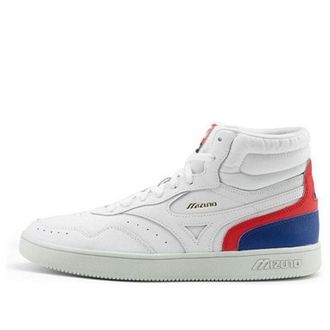 Mizuno Court Lite Mid White Red Blue D1GH212802