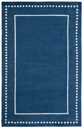 Safavieh Alfombra lana azul marino/marfil 122 x 183 cm