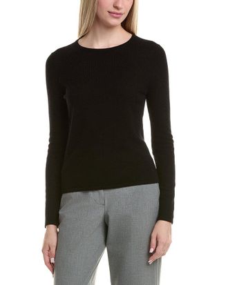 Bruno Magli Classic Crewneck Wool & Cashmere-Blend Sweater
