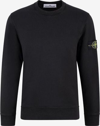 Stone Island Rundhalssweatshirt aus Baumwolle 6100044