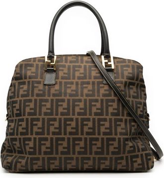Fendi Pre-owned Fendi Zucca Canvas Satchel Ladies UDVENWSQDCXESKGO