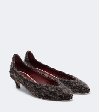 Magda Butrym Knitted leather-lined pumps
