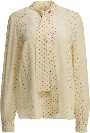 Valentino Mujer, Blusas y Camisas, Beige, Talla: L