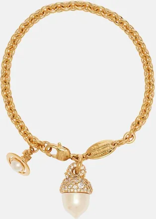 Vivienne Westwood Lucille embellished chain bracelet