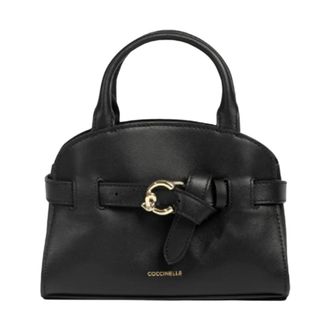 Coccinelle Handbags, female, Black, Size: ONE SIZE borse Pelle