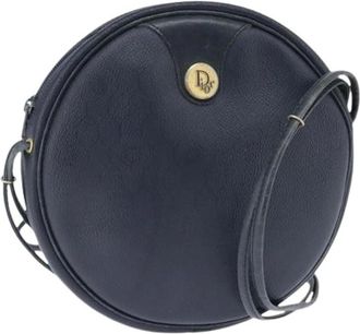Dior Pre-owned Cross Body Bags, female, Blue, Size: ONE SIZE Pre-owned Vintage Honeycomb Shoulder Bag