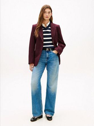 Tommy Hilfiger Vaqueros amplios de pernera recta y talle medio