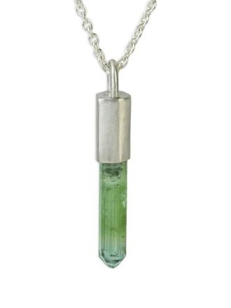 Parts Of Four sterling silver talisman tourmaline necklace - unisex - Sterling Silver/Verdite - One Size