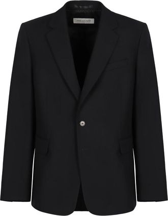 Dries Van Noten Blaine Jacket - Heren - Blazers - Zwart - L - Wol - Jassen