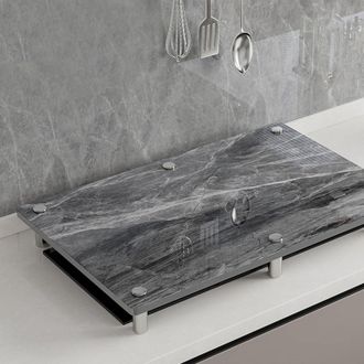 OEM Tapa Para Bandeja De Horno De Piedra - 30&times;40&times;8,3 Cm, Apta Para Gas O Electricidad