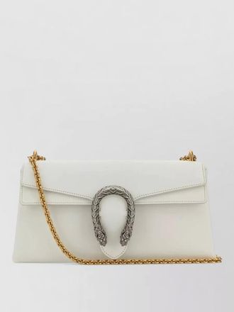 Gucci dionysus leather shoulder clutch chain buckle