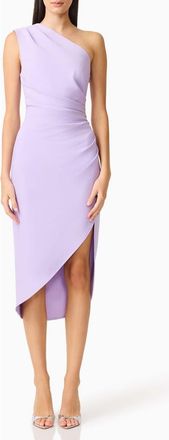 Elliatt Xara One-Shoulder Asymmetric Crepe Cocktail Dress in Lilac at Nordstrom, Size Xx-Small