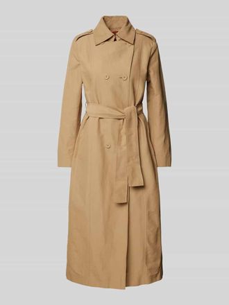 Max & Co. Trenchcoat mit Bindeg&uuml;rtel Modell MILONG in Beige, Gr&ouml;&szlig;e 34