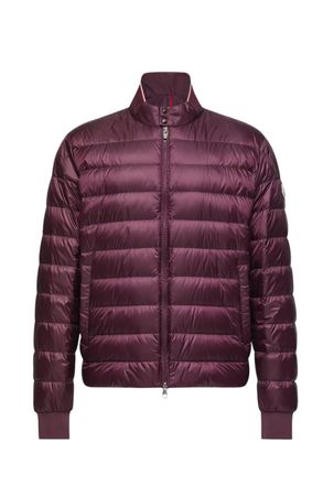 Moncler RIGEL BIKER JACKET Size: 5, colour: BURGUNDY