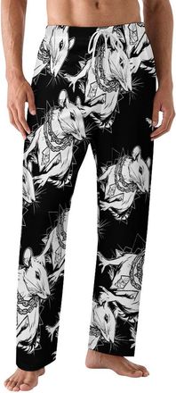 Generic Goth Mouses Rat Mens Pajama Pant Sleepwear Lounge Pj Bottoms Nightwear for House 2XL