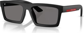 Prada Psa 07S Zonnebril - unisex - Zonnebrillen - Zwart - 58 MM - Nylon - Accessoires