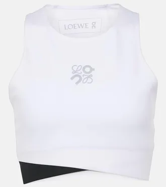 Loewe x On - Top sportivo Performance con logo
