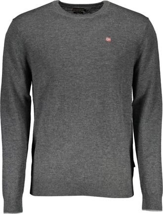 Napapijri Kleding - Heren - Ronde hals truien - Grijs - 3XL - Truien & Vesten