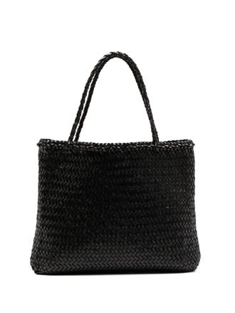 Dragon Diffusion Pearl interwoven tote bag - Black