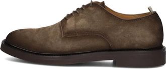 Officine Creative Bruine Su&egrave;de Heren Flexi Schoenen - Heren - Veterschoenen - Bruin - 43 EU - Su&egrave;de - Schoenen