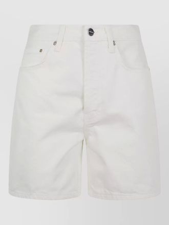 Anine Bing cotton knee-length shorts