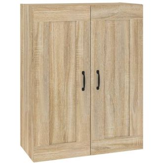 vidaXL Armario Colgante De Pared Roble Sonoma 69,5x32,5x90 Cm Vidaxl