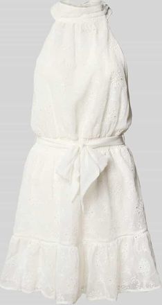 Guess Minikleid mit Lochstickerei Modell DANILE in Weiss, Größe M