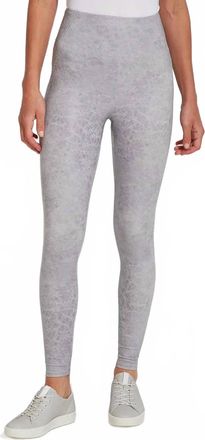 Lyss&eacute; Matilda Foil Leggings In Pearl Grey